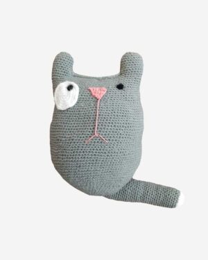 Woolen Grey Toy Long Cat1