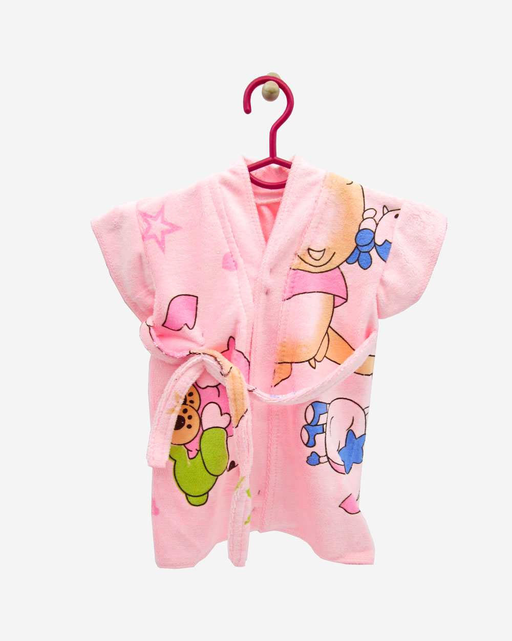 Personalised Pink Dressing Gown | Baby Bath Robes | Baby Tots