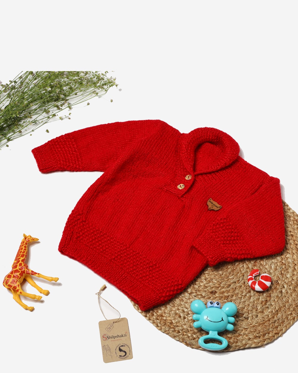 baby boys crochet woolen dress / dress set for babies