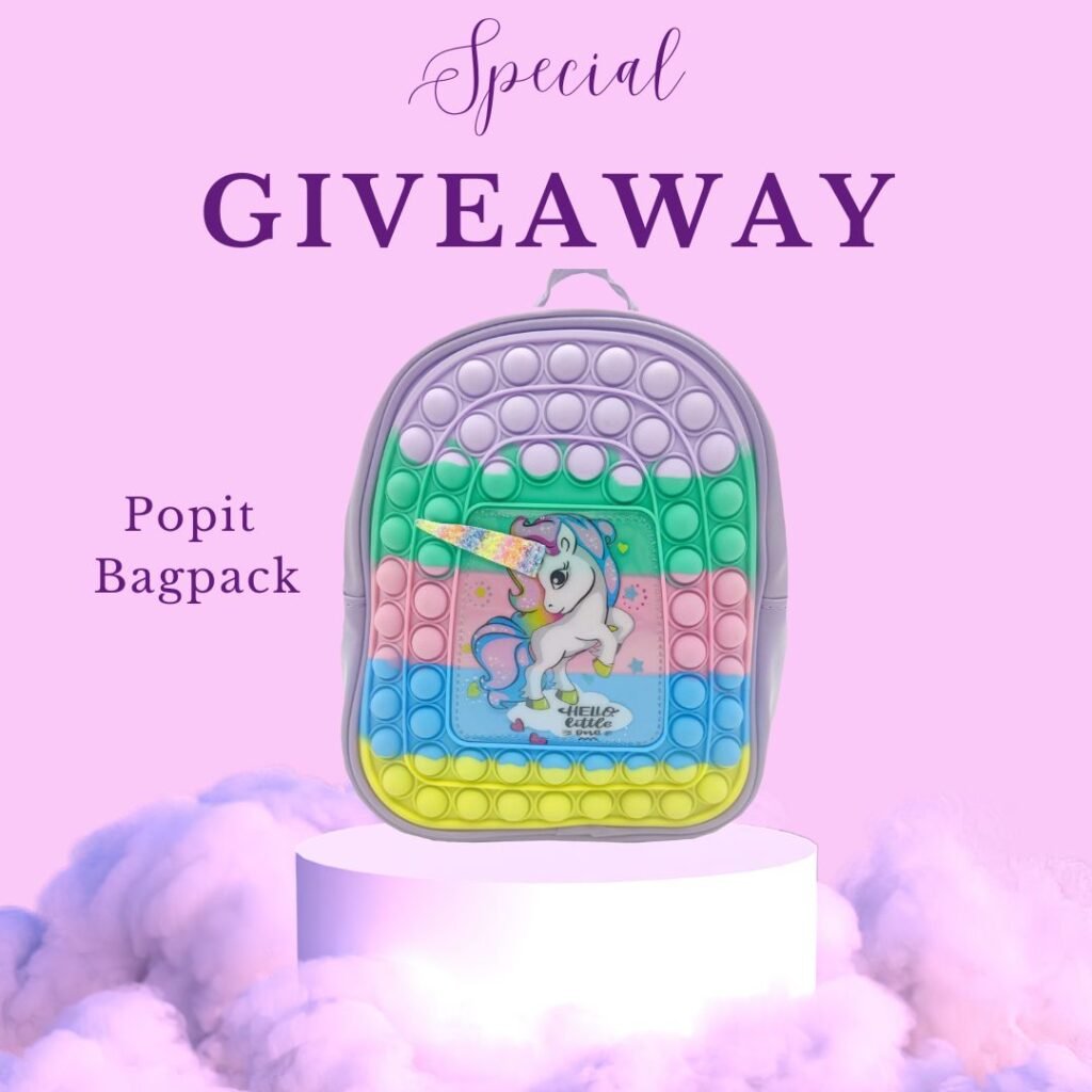 popit bagpack kids